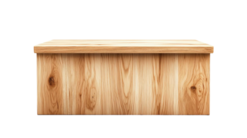 Realistic wooden box texture. High-resolution image showcasing natural wood grain patterns, ideal for design projects, presentations, and digital artwork backgrounds. png
