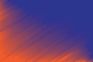 Striped pattern background design orange and blue vector