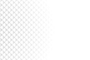 white and gray square geometric shape patten background design . vector