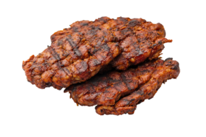 Grilled beef steak on a transparent background. png