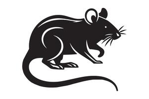 Rat Illustration simple art style vector