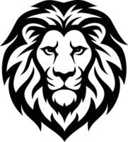 Noble Lion Head Portrait Available on EPS File vector