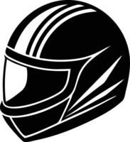 Helmet Silhouette Available on EPS File vector