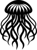 Jellyfish Silhouette Available on EPS File vector