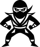 Agile Ninja Warrior Silhouette Available on EPS File vector