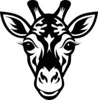 Giraffe Head Silhouette Available on EPS File vector