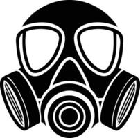 Professional Respirator Silhouette Available on EPS File vector