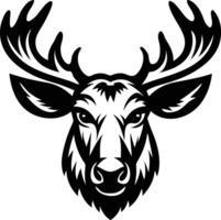 Powerful Moose Head Available on EPS File vector