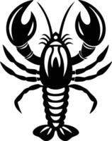 Bold Lobster Emblem Available on EPS File vector