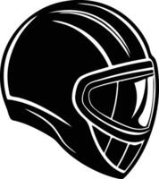 Motorcycle Helmet Silhouette Available on EPS File vector