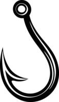 Triple Fishing Hook Silhouette Available on EPS File vector