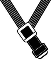 Essential Seat Belt Silhouette Available on EPS File vector