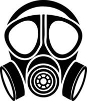 Protective Respirator Silhouette Available on EPS File vector