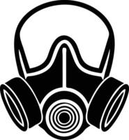 Advanced Respirator Silhouette Available on EPS File vector