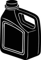 Oil Canister Silhouette Available on EPS File vector
