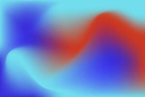 A vibrant and soft abstract background featuring smooth gradients of red, blue, and turquoise hues. Ideal for creative projects that need a dynamic, fluid design with modern appeal. vector