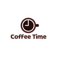 A logo for coffee time vector