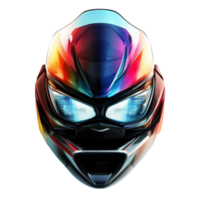 a helmet with a colorful design on it png