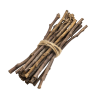 rustic bundle of twigs tied with twine, perfect for crafts or decoration. This natural element adds charming touch to any project or setting png