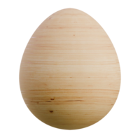 Egg 3D Wooden Sphere Shape Icon png
