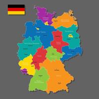 map of Germany vector