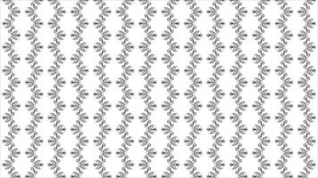 Seamless Black And White Floral Pattern With Intricate Leaf Motifs vector