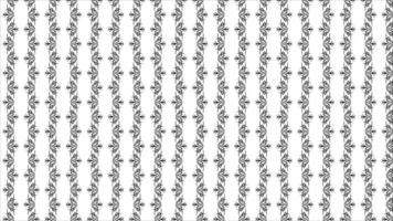 Elegant seamless floral pattern consisting of intricate line art in a vertical repeated design. Perfect for backgrounds, textiles, and design projects needing a delicate and symmetrical decoration. vector