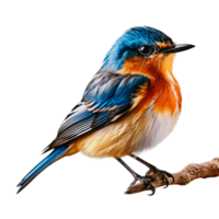 vogel illustratie ontwerp levensecht kleur met transparant achtergrond png