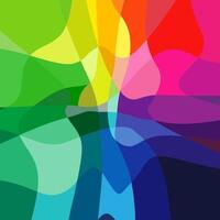 Abstract stained glass colorful texture. Artistic background. Copy space design. Graphic template with curved lines and stained glass pattern. Backdrop concept. Blue, red, green, pink and yellow color vector