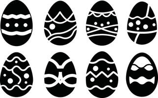 Decorative Easter Eggs Illustration Design vector