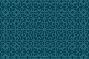 A blue and black pattern with a geometric design vector