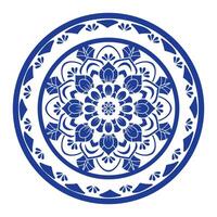 Hand drawn floral mandala. botanical design. vector
