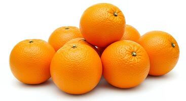 A Pile of Ripe Juicy Oranges Ready to be Squeezed for Fresh Vitamin C photo