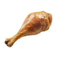 Golden Roasted Chicken with Fresh Rosemary Sprigs, Ready to Serve on a Transparent Background png