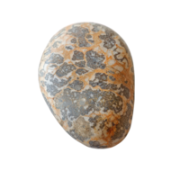 A rock with a brown and white pattern on it png