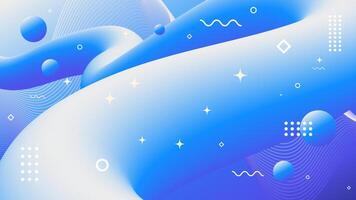Abstract cold blue background of pastel color palette. Flowing element trend design. Magazine, leaflet, billboard, sale, banner, flyer, background. Eps 10 vector