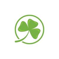 Clover logo simple and symbol vector
