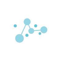 Abstract ideantic Molecule symbol logo template vector