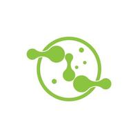 Abstract Molecule symbol logo template illustration design vector