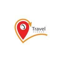 Posision Location point Logo template vector