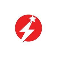 Star logo template element symbol design light vector