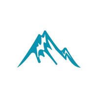 Mountain logo template symbol vector