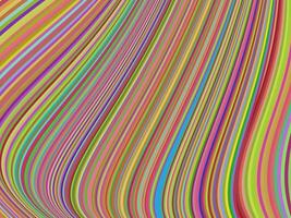 A vibrant abstract digital artwork featuring multicolored curved lines in various hues, creating a dynamic sense of motion and depth. vector