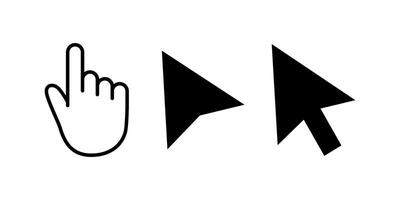 Computer mouse click cursor icon vector