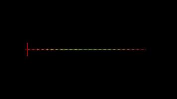 Audio Spectrum Sound Wave Equalizer Effect Animation. 4K Resolution video