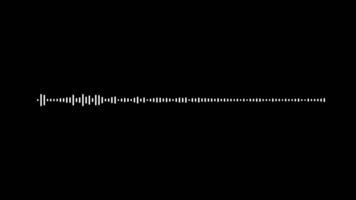 New Digital Audio Spectrum Sound Wave Equalizer Effect Animation video
