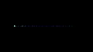 New Audio Wave Spectrum Sound Wave Equalizer Effect Animation. 4K Resolution video
