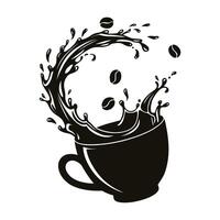 Coffee Splashing Out of a Cup vector