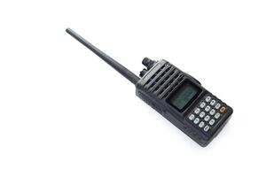 Two-way radio device used for communication in various environments and activities photo