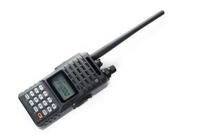 Portable two-way radio device used for communication in various settings and environments photo